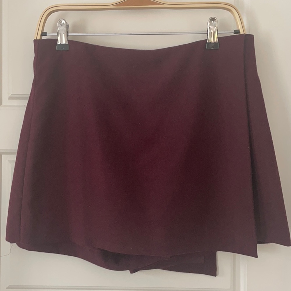 Maroon Skort